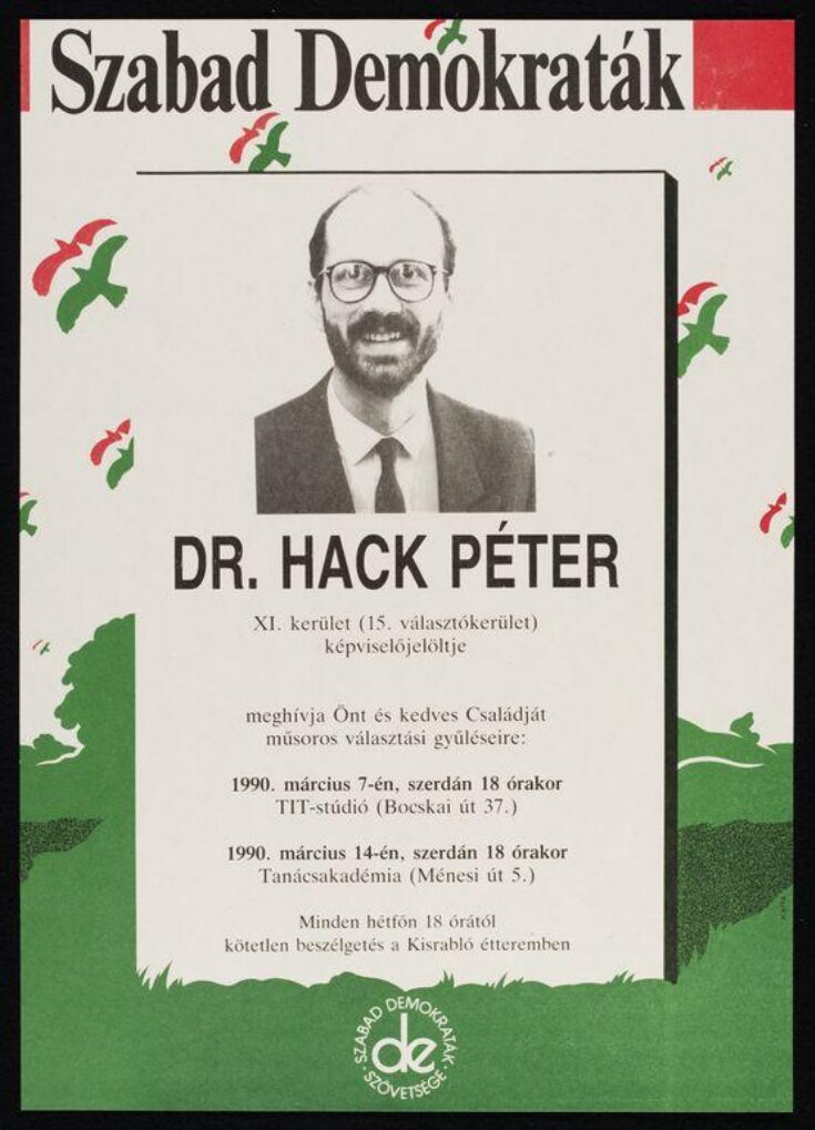 Free Democrats. Dr. Péter Hack top image