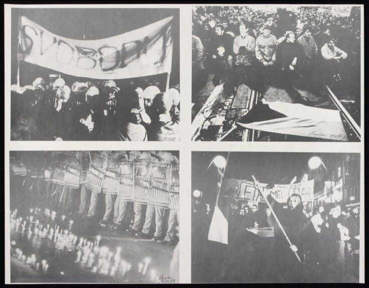 Freedom. November 17, 1989 - National Street in Prague. top image