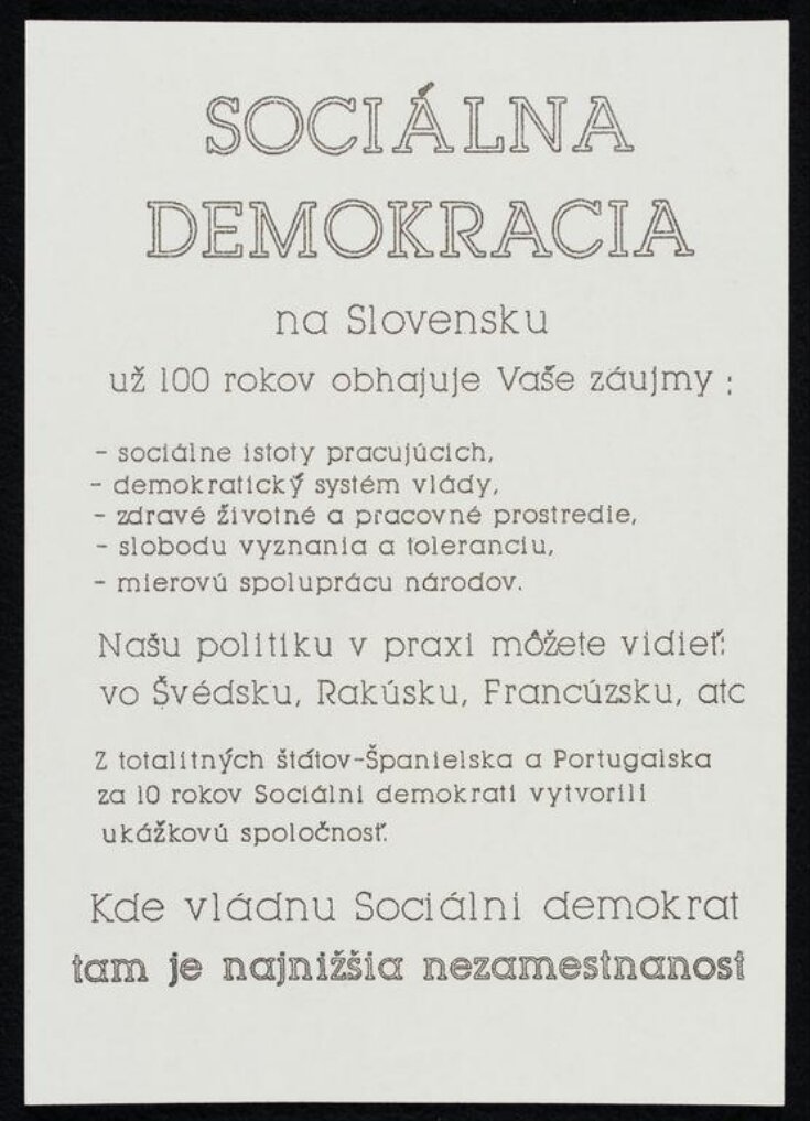 Sociálna Demokracia top image