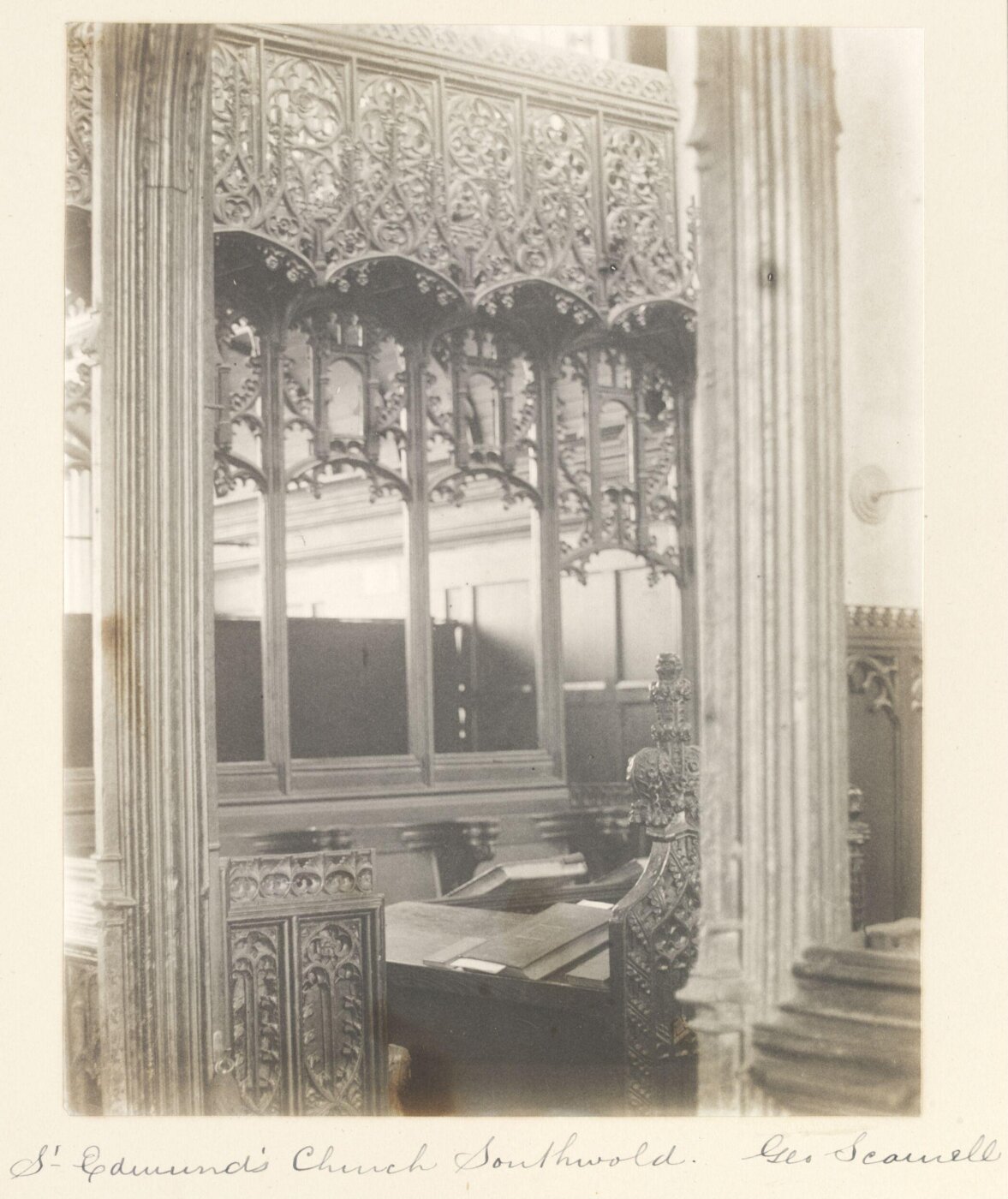 Scamell, George (Mr), National Photographic Record and Survey