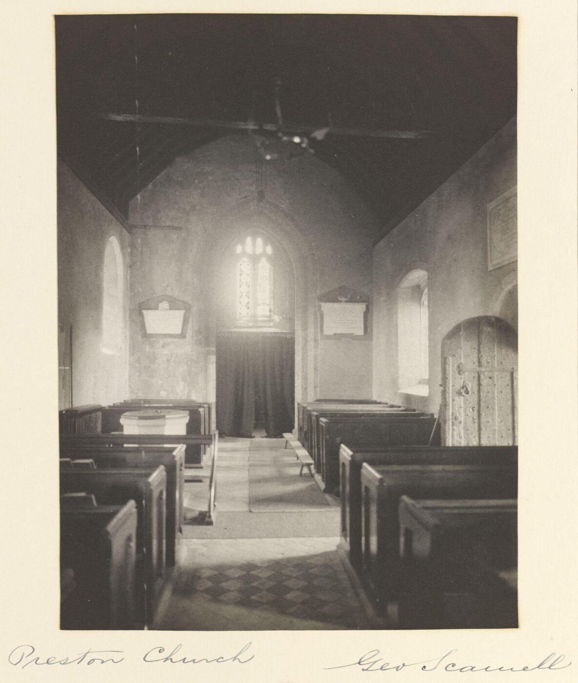 Scamell, George (Mr), National Photographic Record and Survey