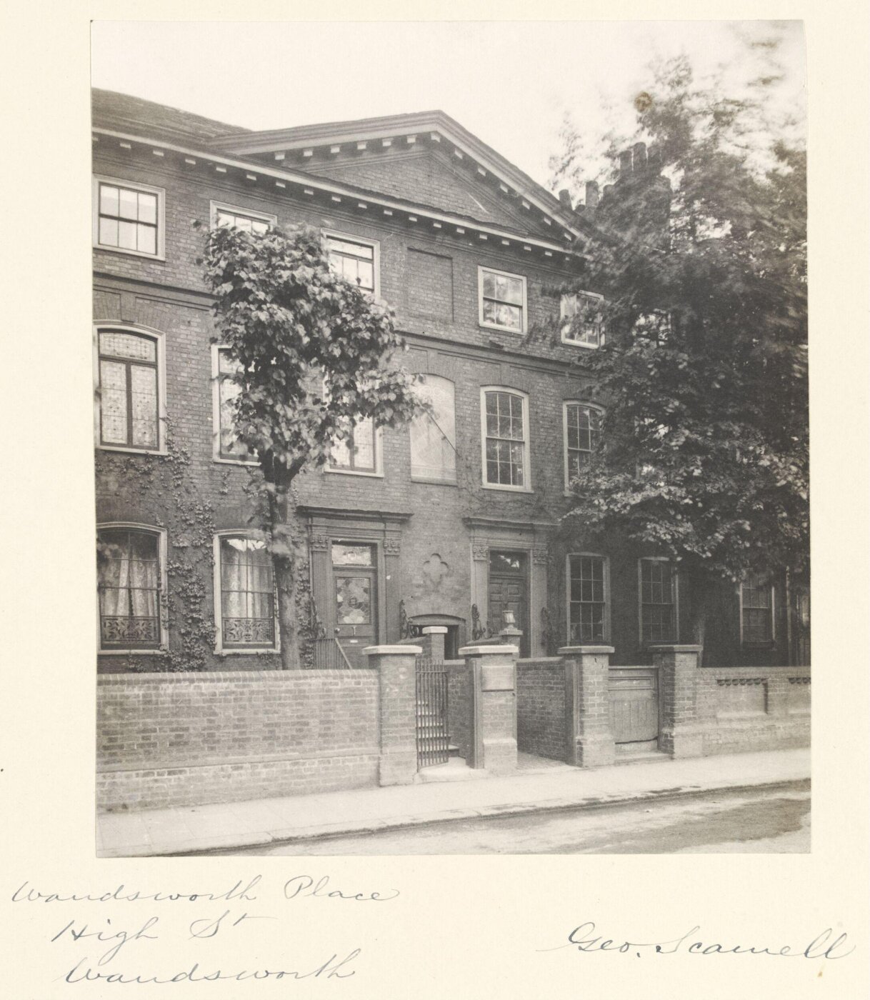 Scamell, George (Mr), National Photographic Record and Survey