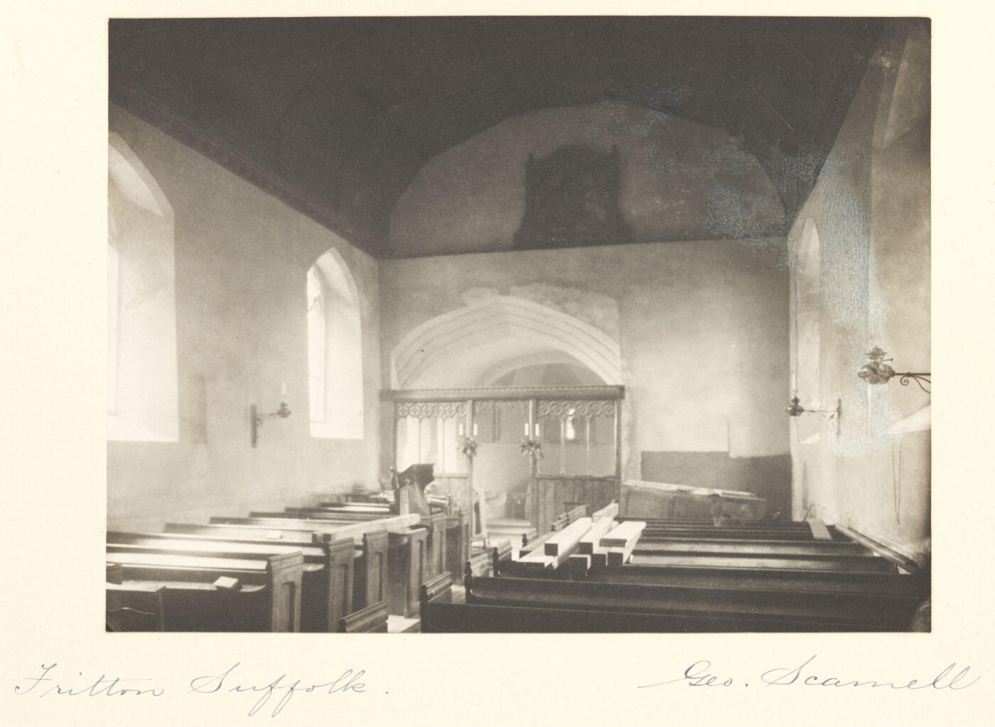 Scamell, George (Mr), National Photographic Record and Survey