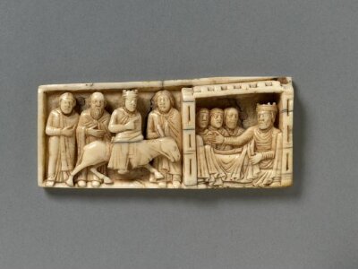 Two Scenes from the Story of David, ca. 1170-80