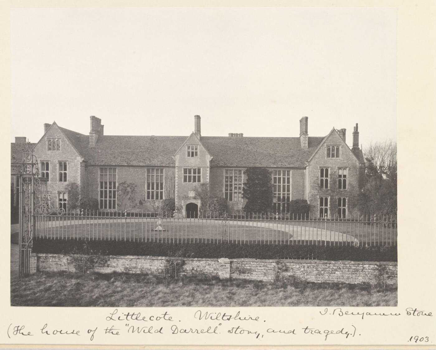 Stone, Benjamin (Sir), National Photographic Record and Survey