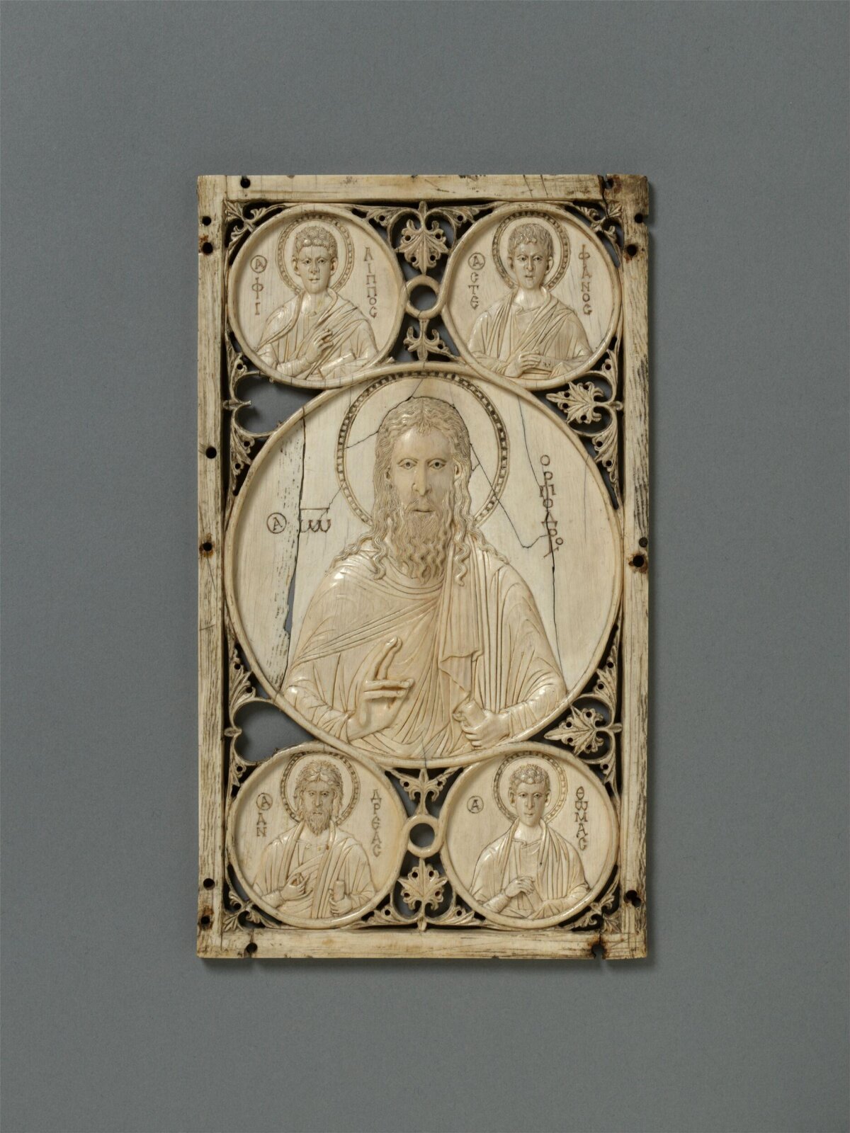 St John the Baptist and Four Saints, late 10th century