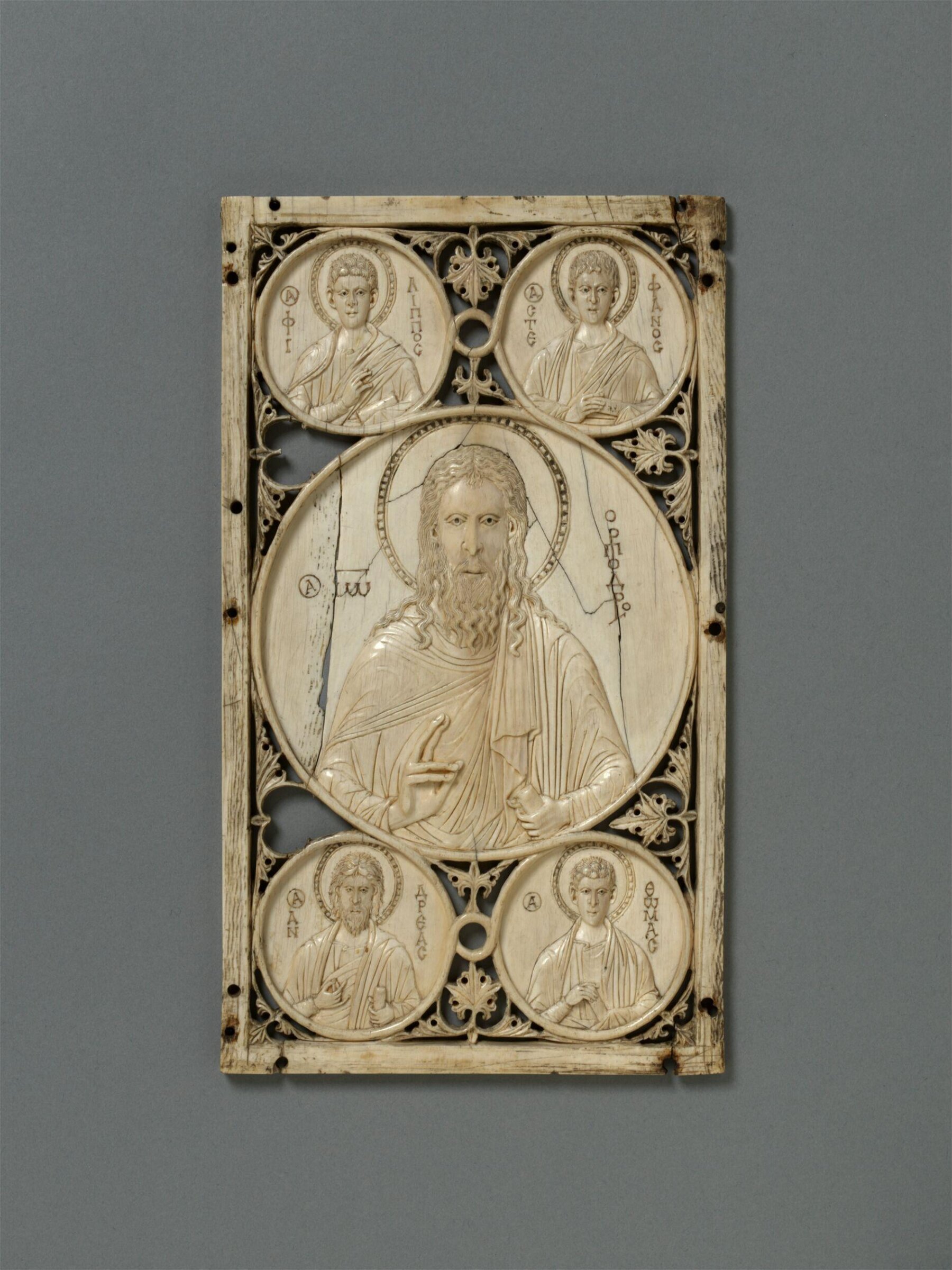 St John the Baptist and Four Saints, late 10th century