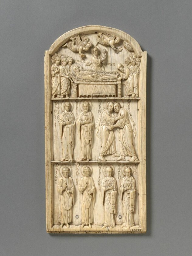 The Dormition of the Virgin and Saints