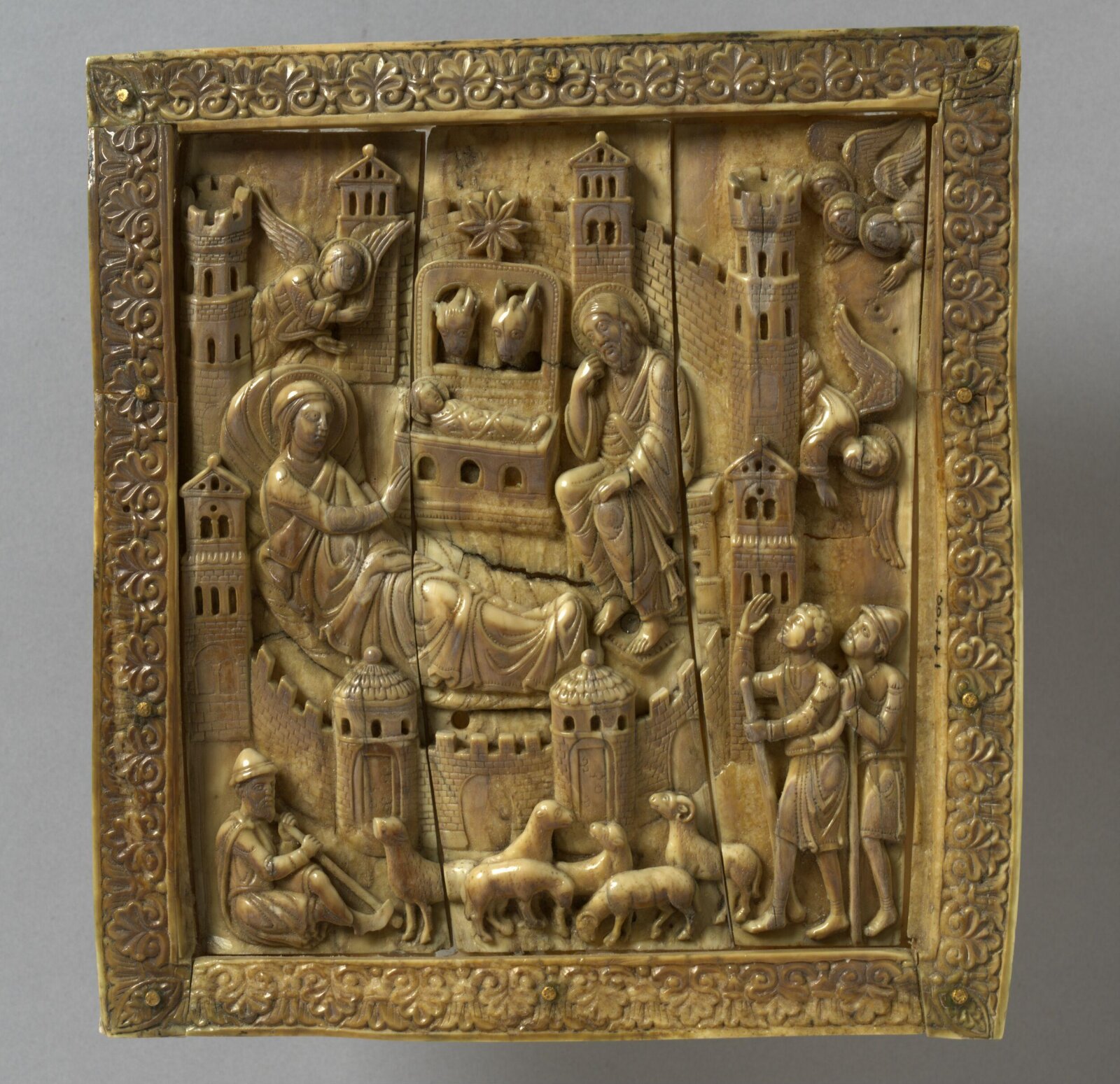 The Nativity and Annunciation to the Shepherds, ca. 1150 - ca. 1160