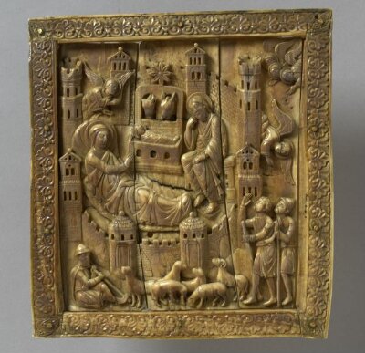 The Nativity and Annunciation to the Shepherds, ca. 1150 - ca. 1160