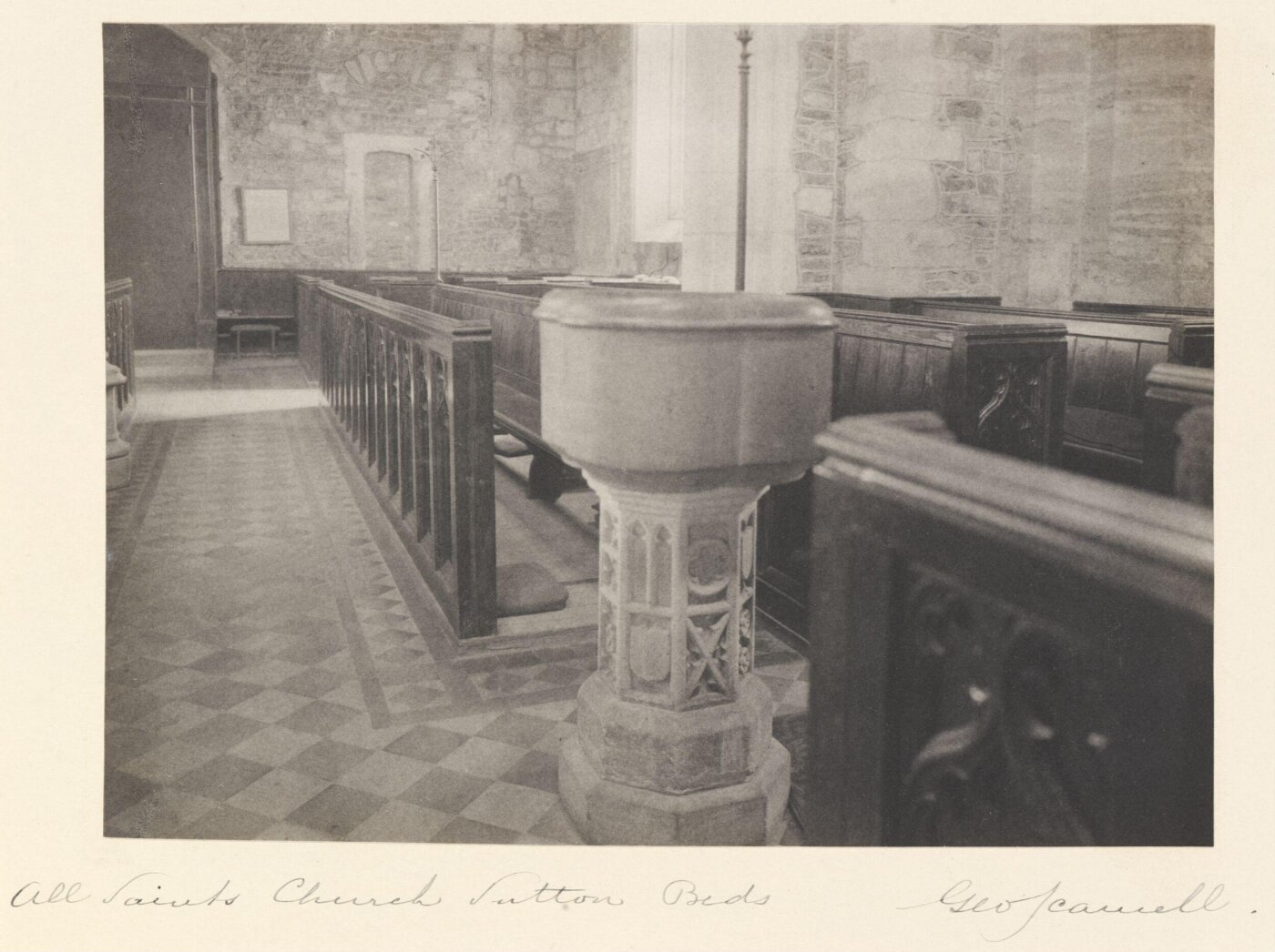 Scamell, George (Mr), National Photographic Record and Survey
