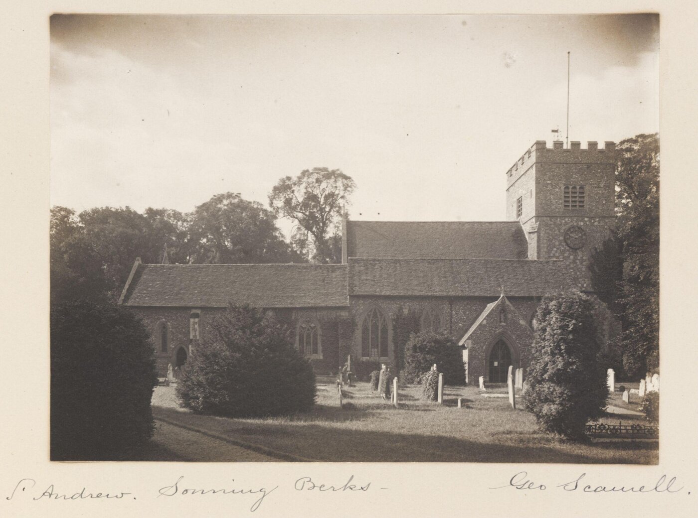 Scamell, George (Mr), National Photographic Record and Survey