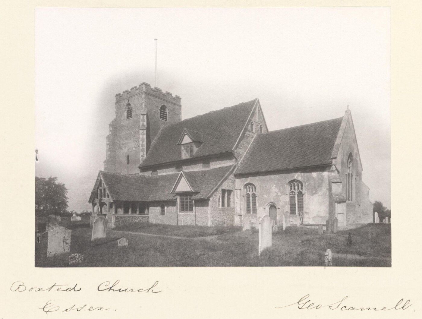 Scamell, George (Mr), National Photographic Record and Survey