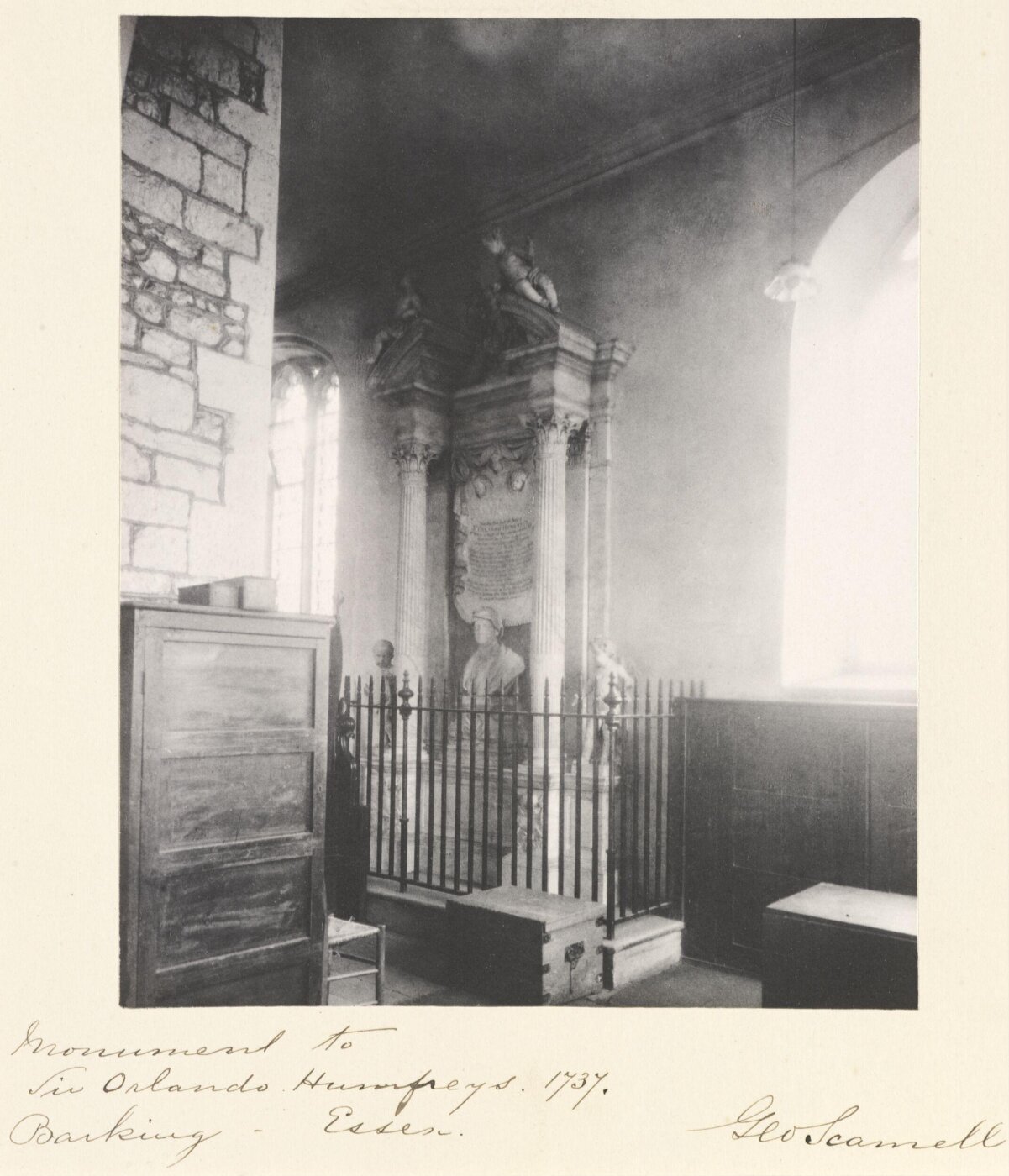 Scamell, George (Mr), National Photographic Record and Survey