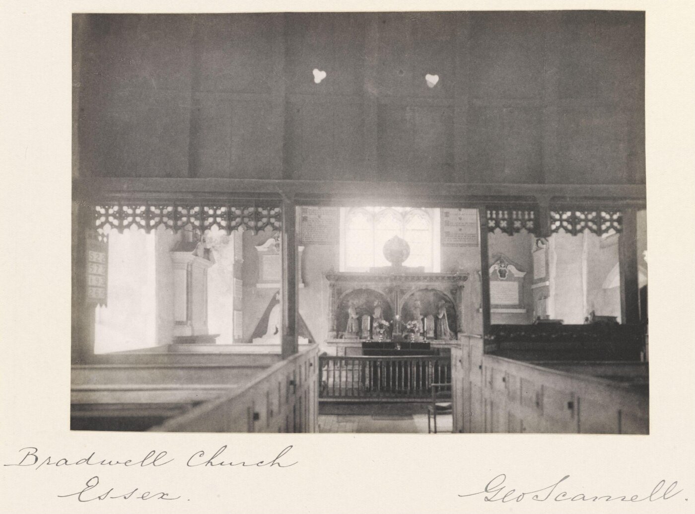 Scamell, George (Mr), National Photographic Record and Survey