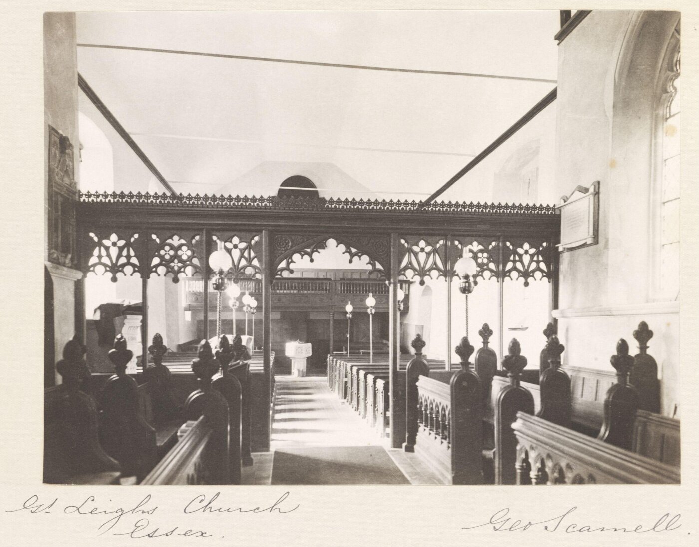 Scamell, George (Mr), National Photographic Record and Survey