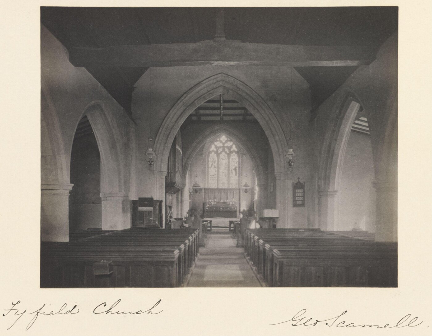 Scamell, George (Mr), National Photographic Record and Survey