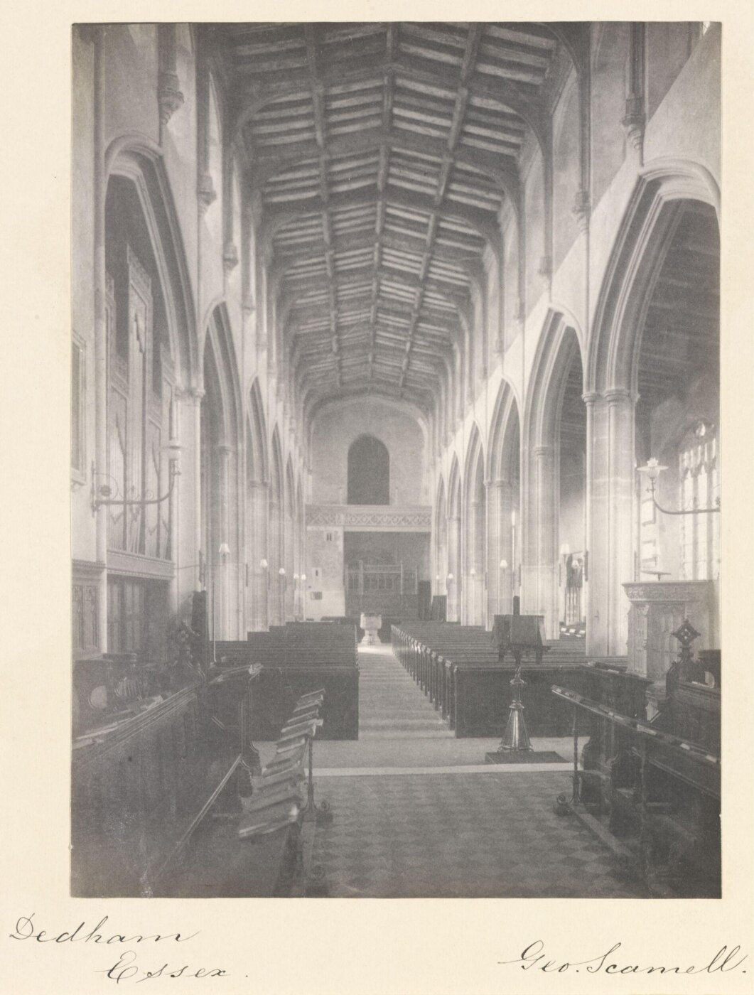 Scamell, George (Mr), National Photographic Record and Survey