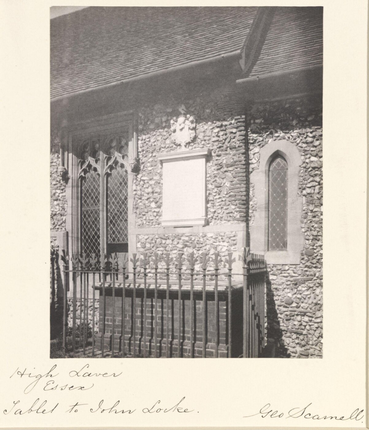 Scamell, George (Mr), National Photographic Record and Survey
