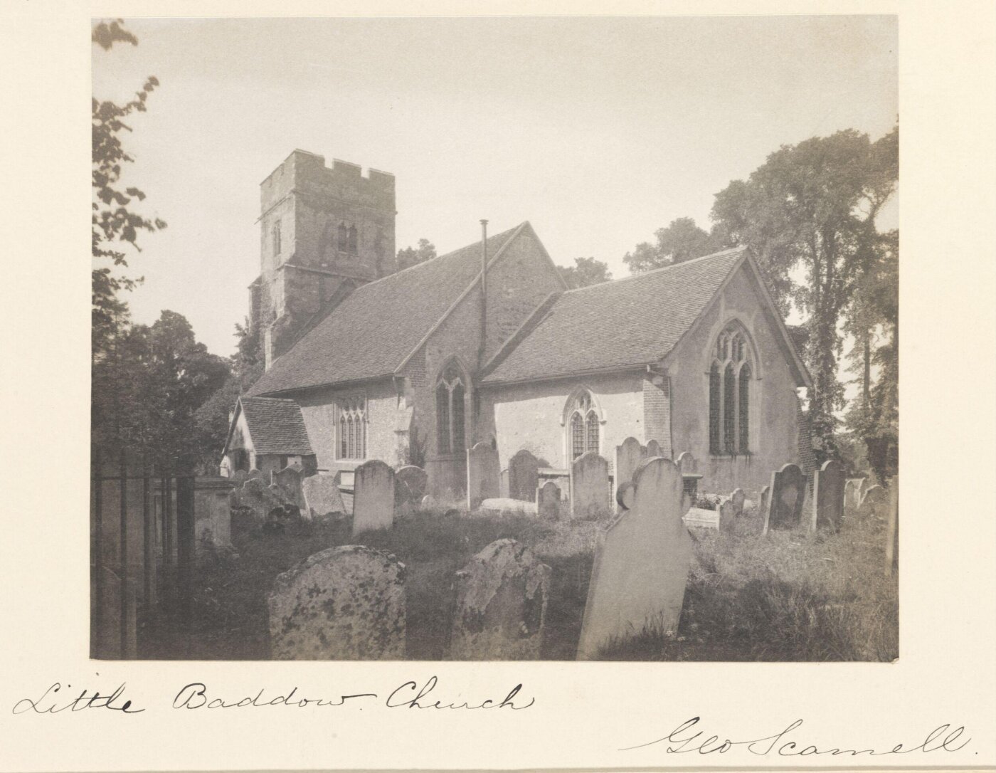 Scamell, George (Mr), National Photographic Record and Survey
