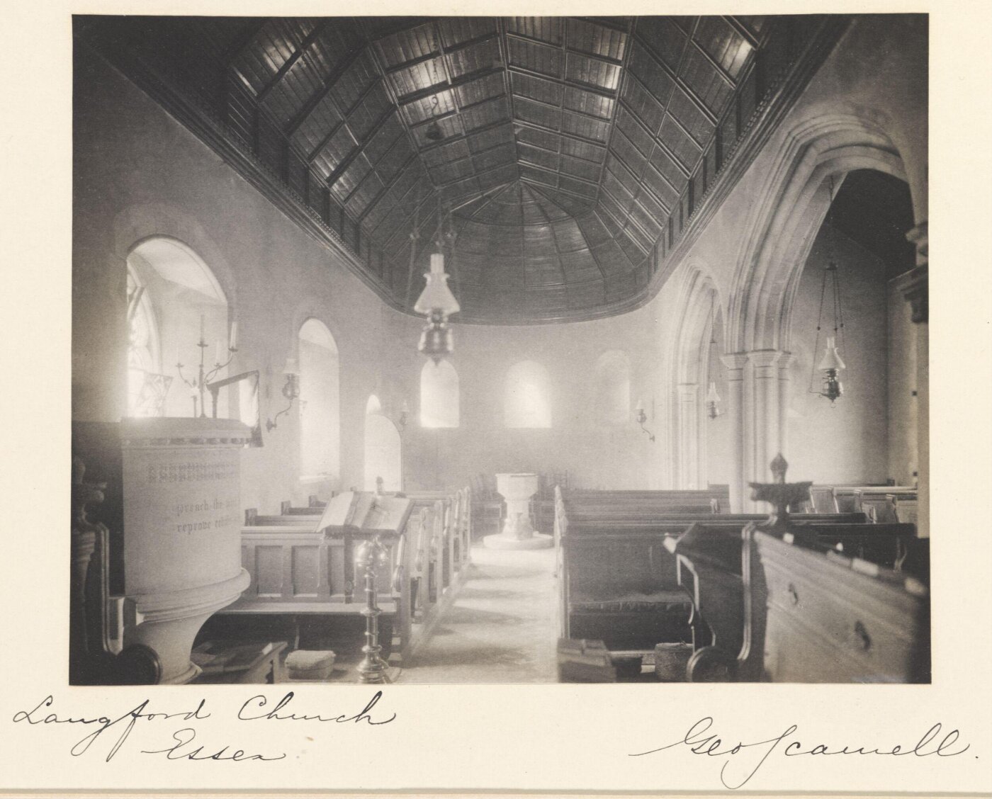 Scamell, George (Mr), National Photographic Record and Survey