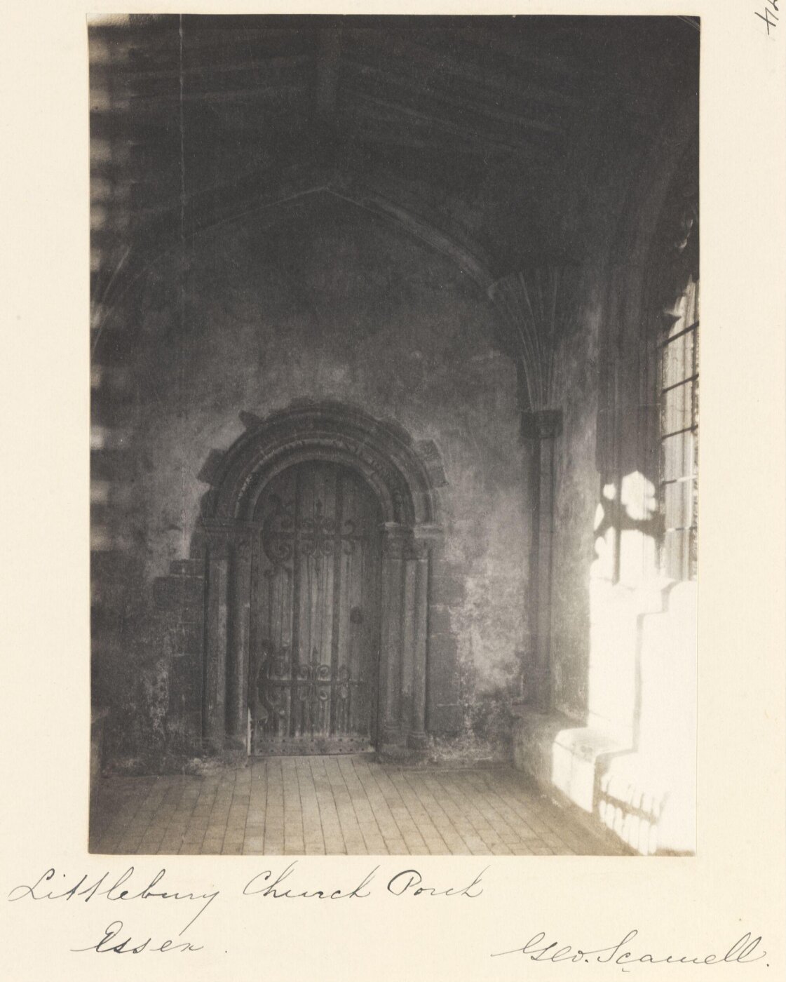 Scamell, George (Mr), National Photographic Record and Survey