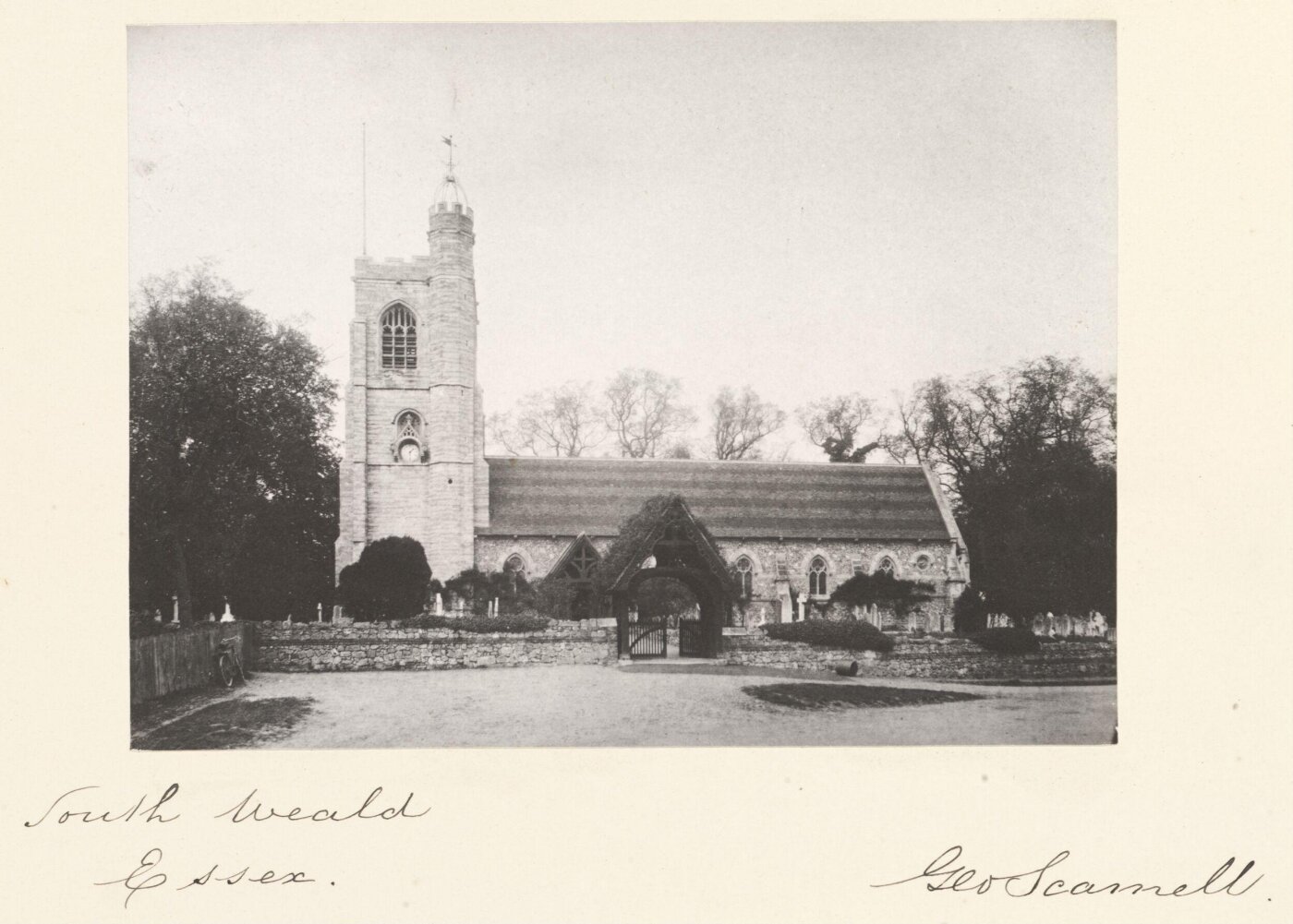 Scamell, George (Mr), National Photographic Record and Survey