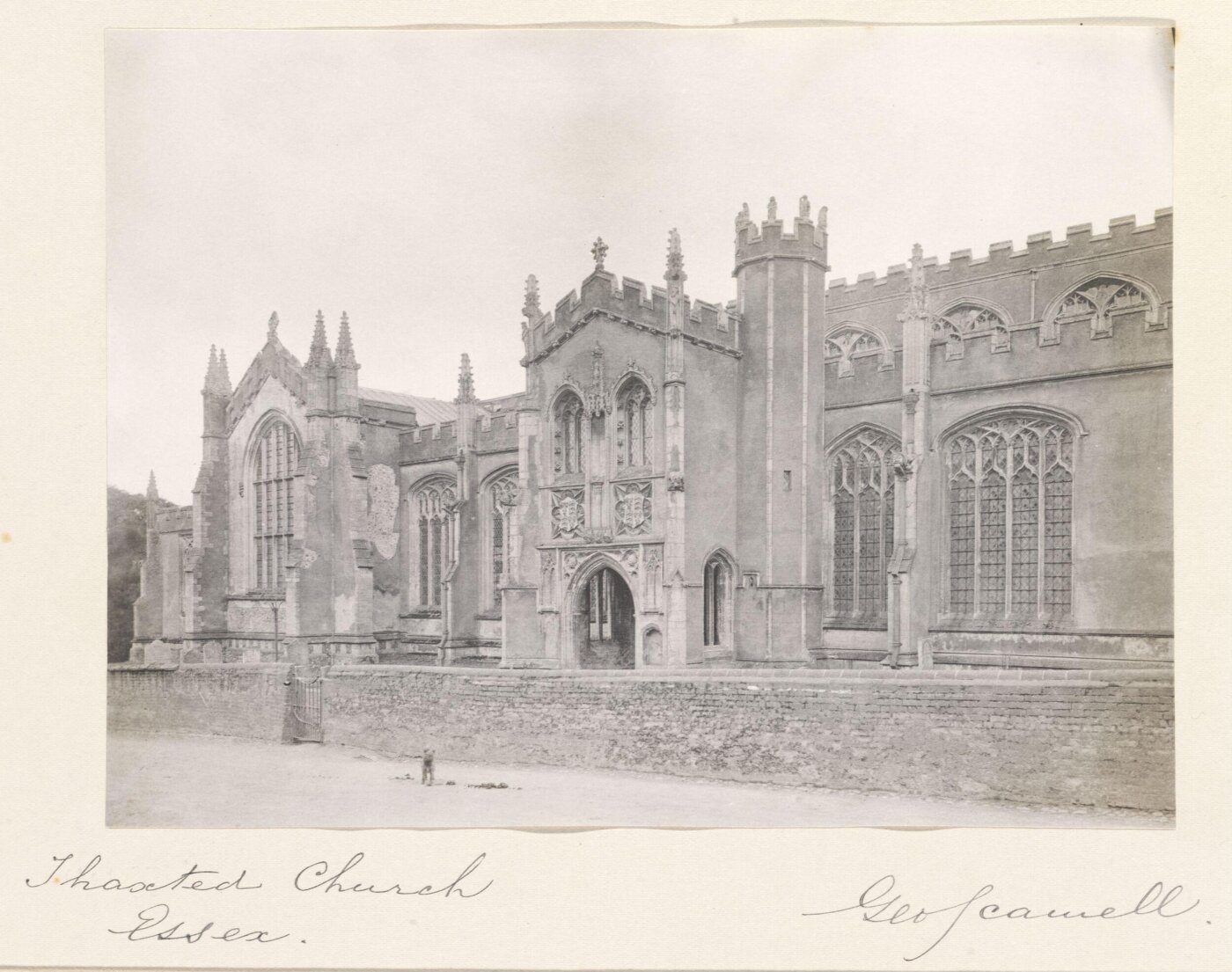 Scamell, George (Mr), National Photographic Record and Survey