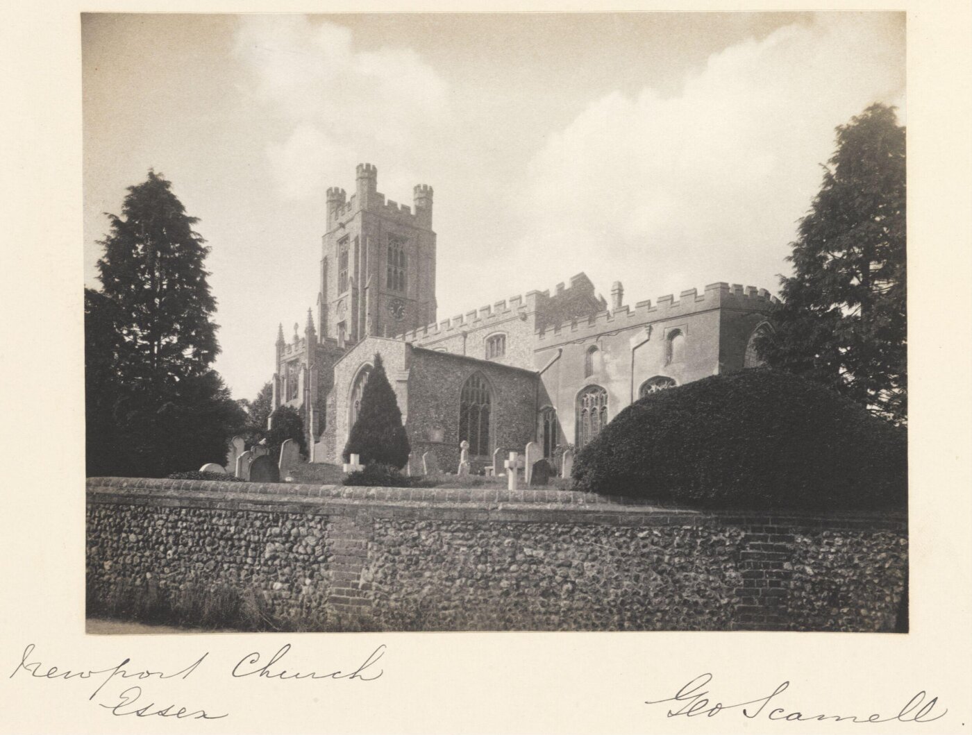 Scamell, George (Mr), National Photographic Record and Survey