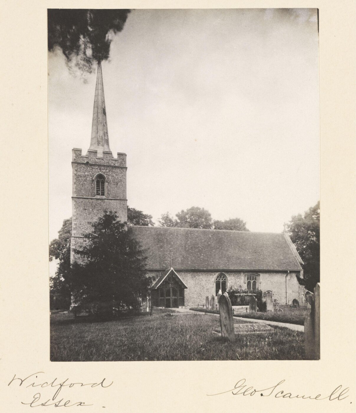 Scamell, George (Mr), National Photographic Record and Survey
