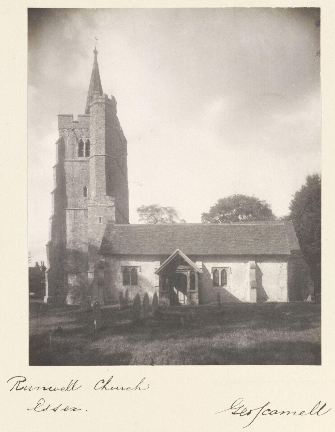 Scamell, George (Mr), National Photographic Record and Survey