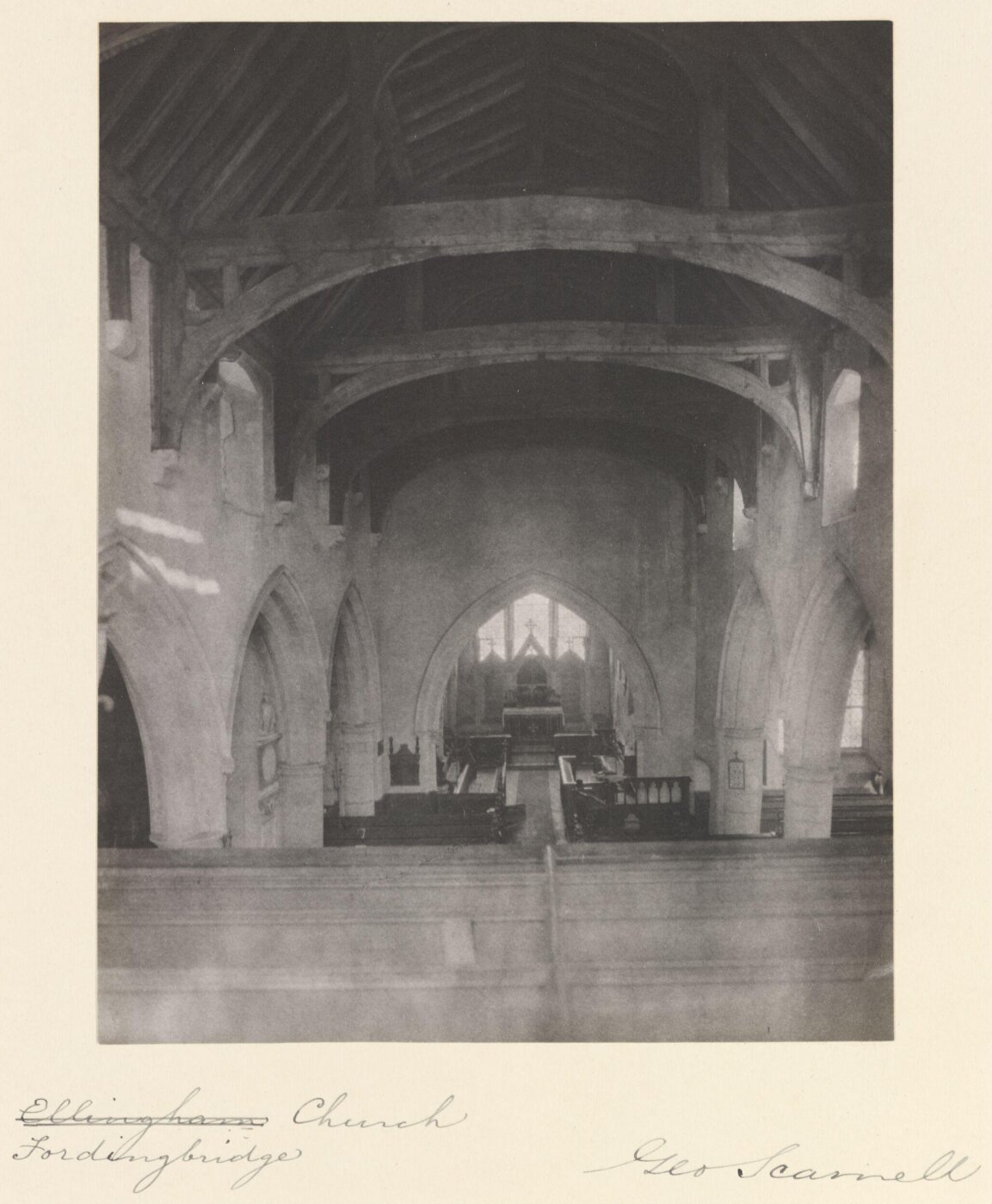 Scamell, George (Mr), National Photographic Record and Survey