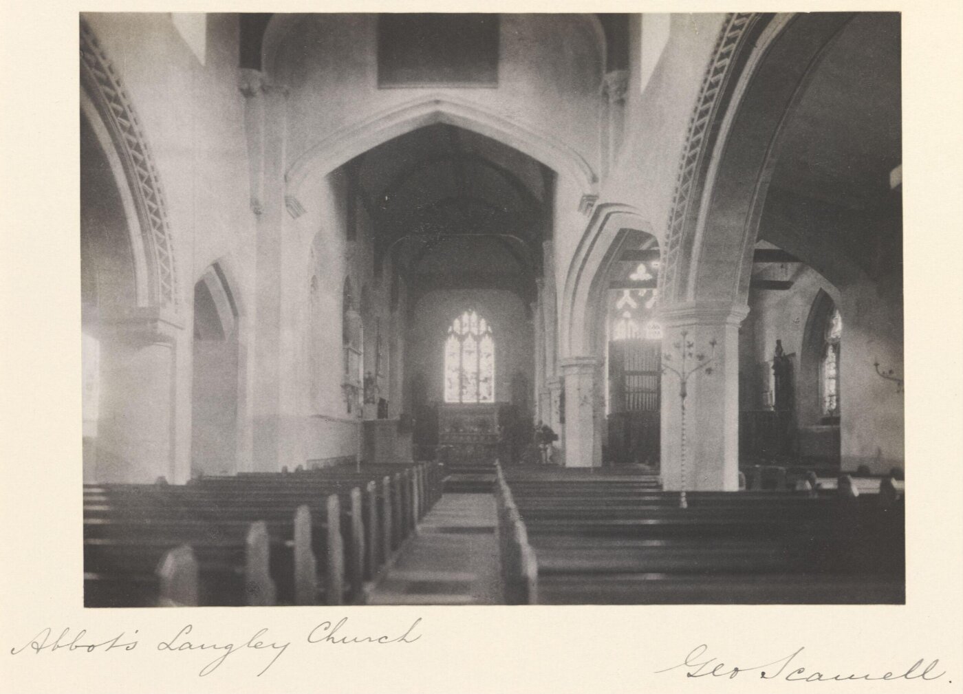 Scamell, George (Mr), National Photographic Record and Survey