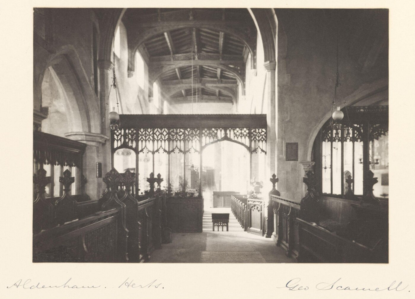 Scamell, George (Mr), National Photographic Record and Survey