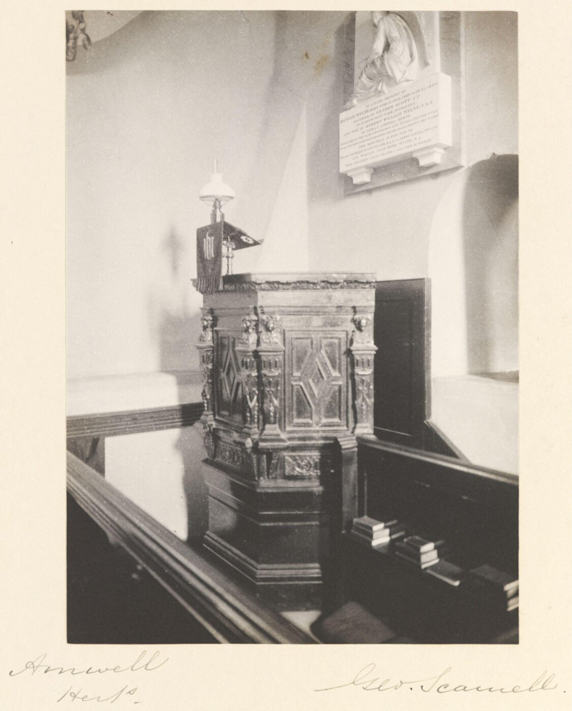 Scamell, George (Mr), National Photographic Record and Survey