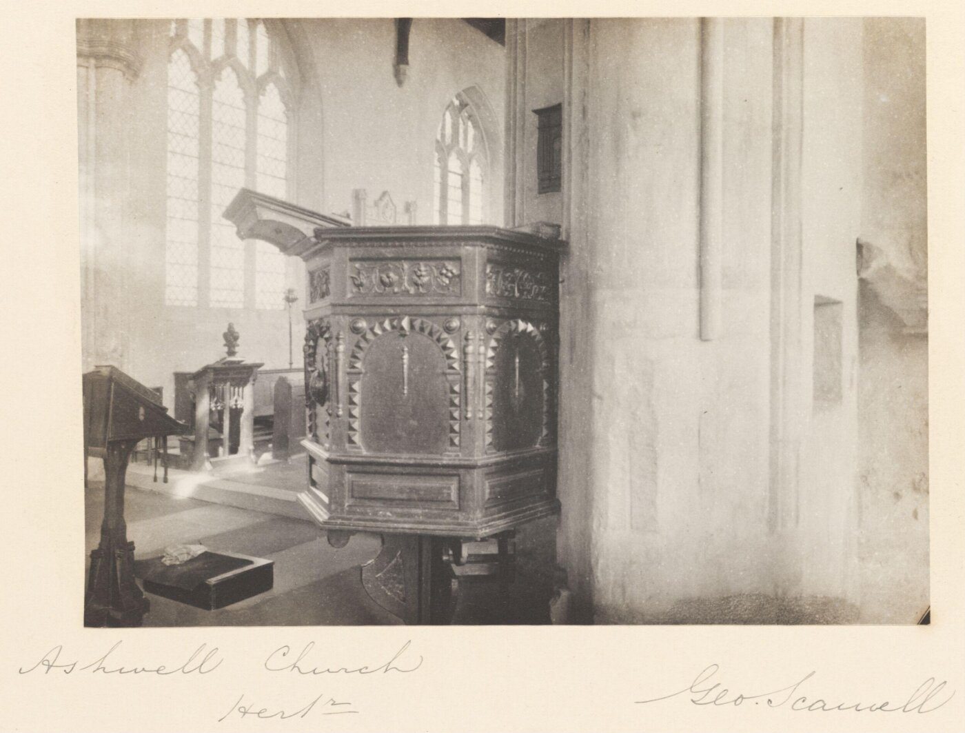 Scamell, George (Mr), National Photographic Record and Survey