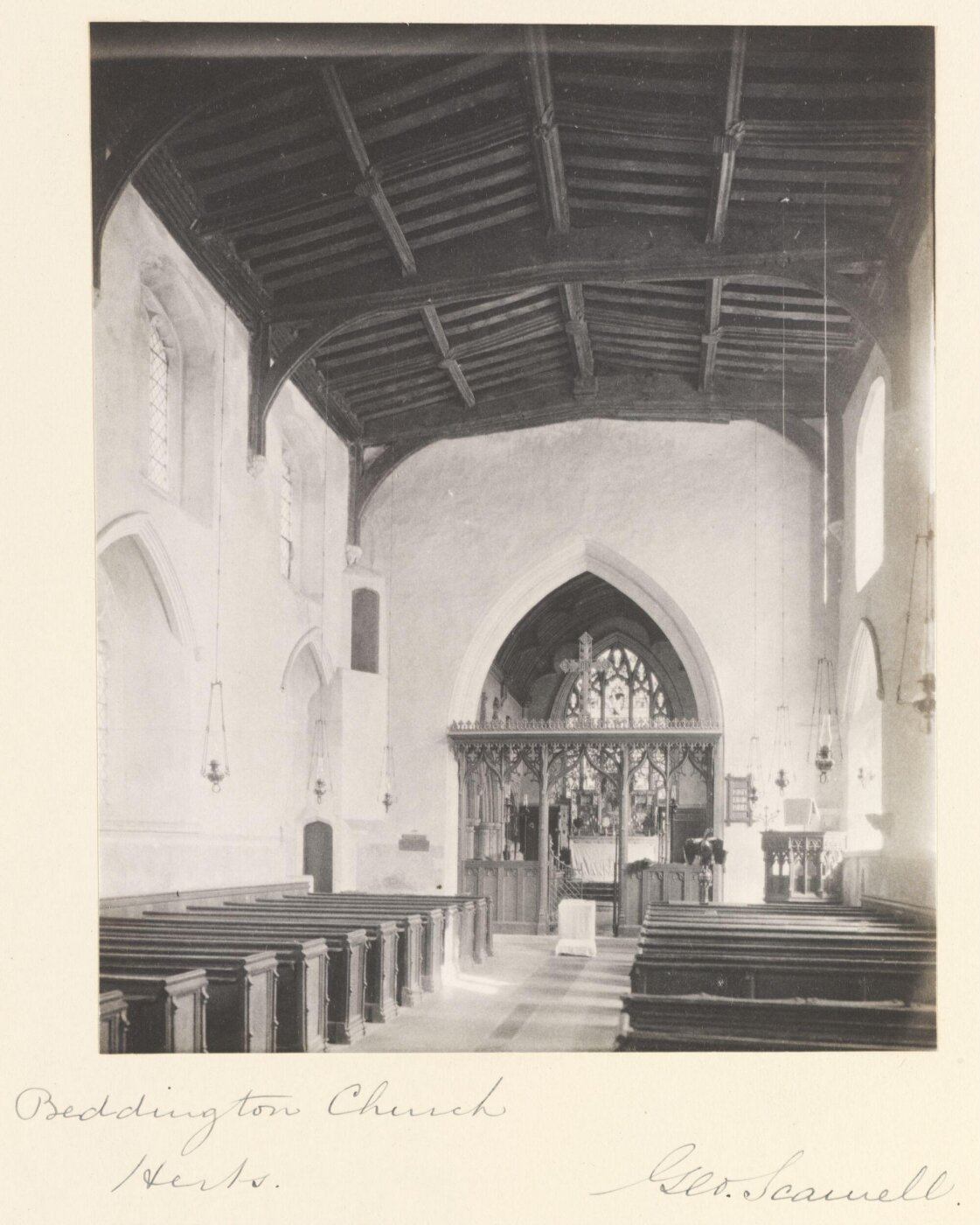 Scamell, George (Mr), National Photographic Record and Survey