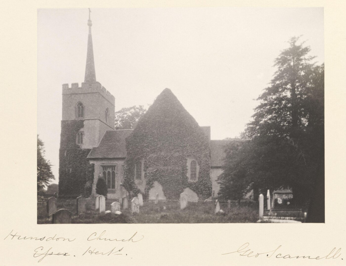 Scamell, George (Mr), National Photographic Record and Survey