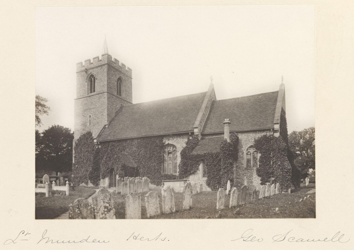 Scamell, George (Mr), National Photographic Record and Survey