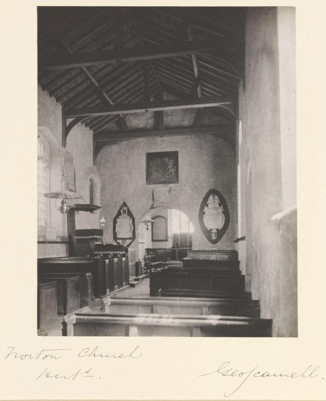 Scamell, George (Mr), National Photographic Record and Survey