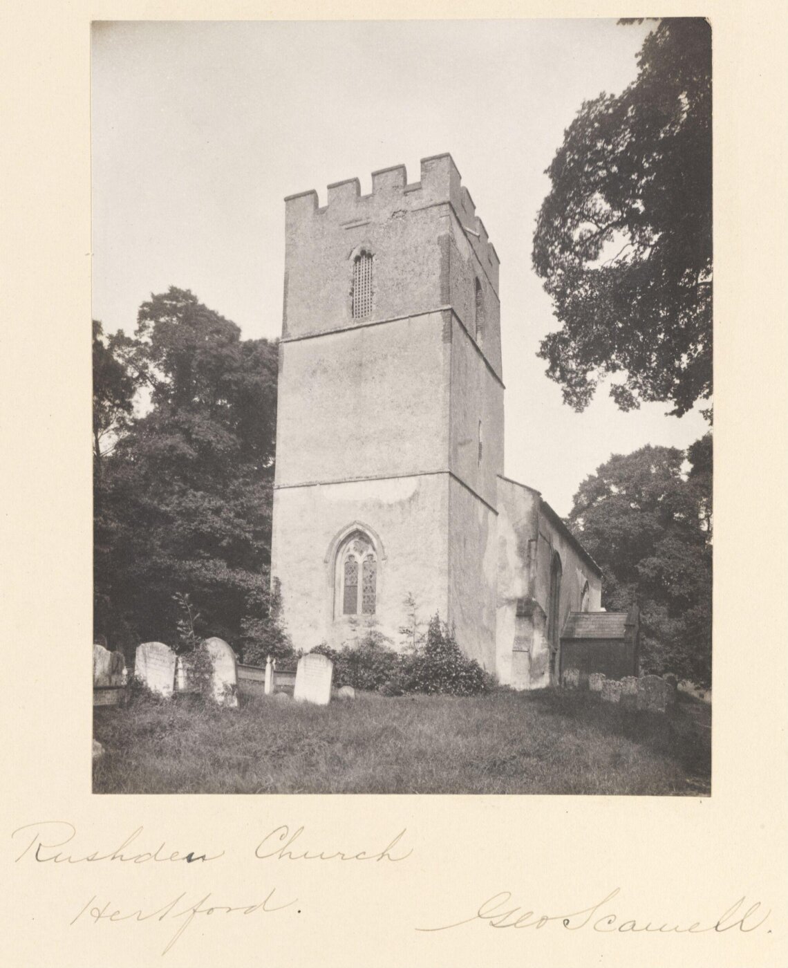 Scamell, George (Mr), National Photographic Record and Survey