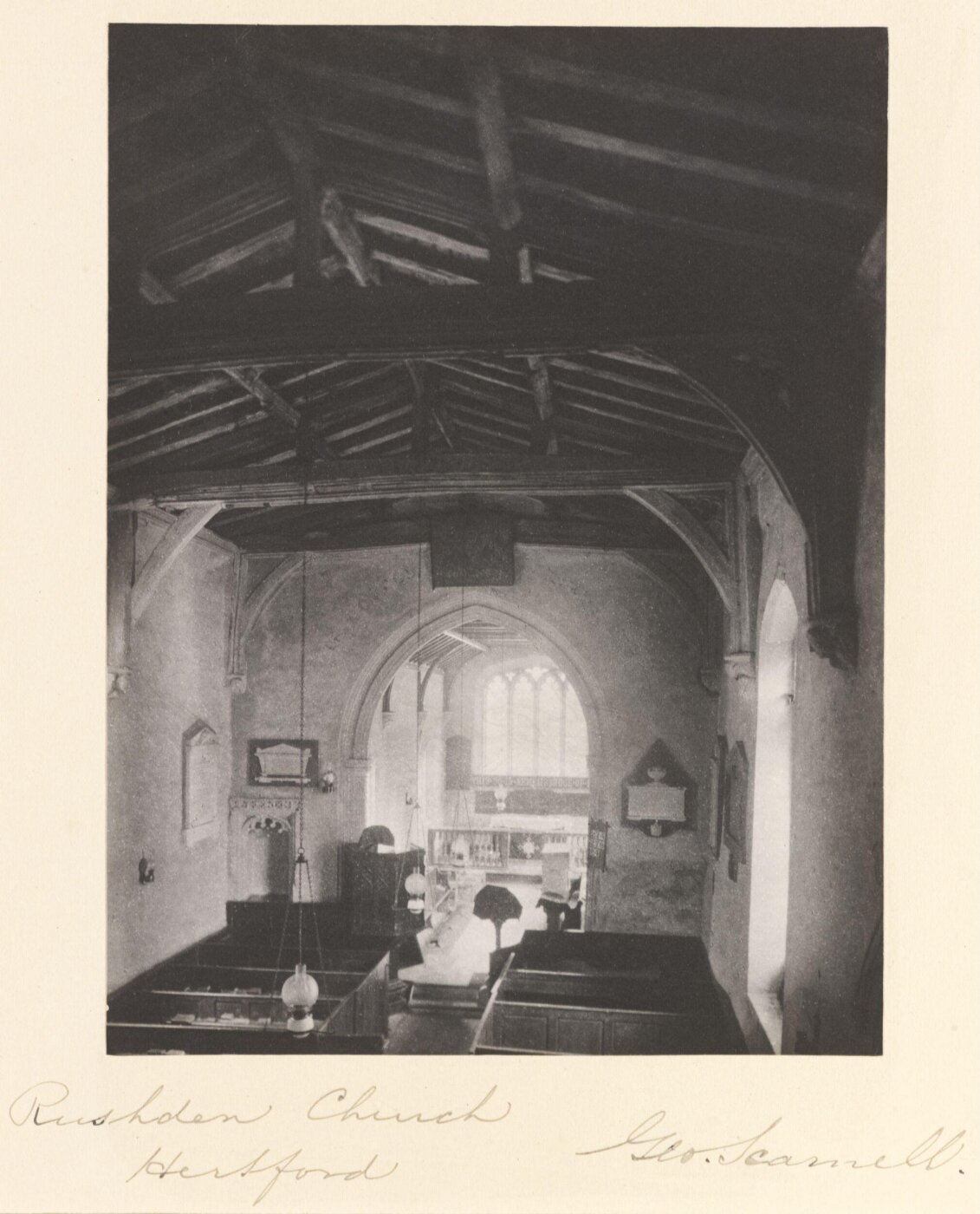 Scamell, George (Mr), National Photographic Record and Survey