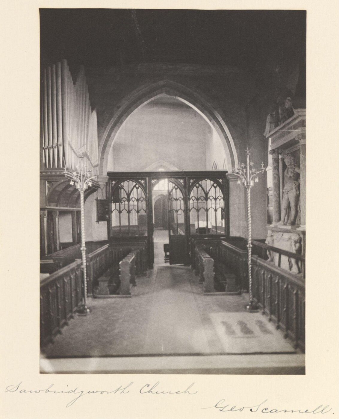 Scamell, George (Mr), National Photographic Record and Survey
