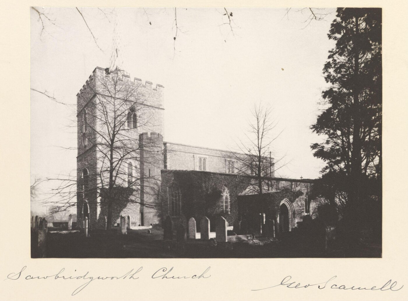 Scamell, George (Mr), National Photographic Record and Survey
