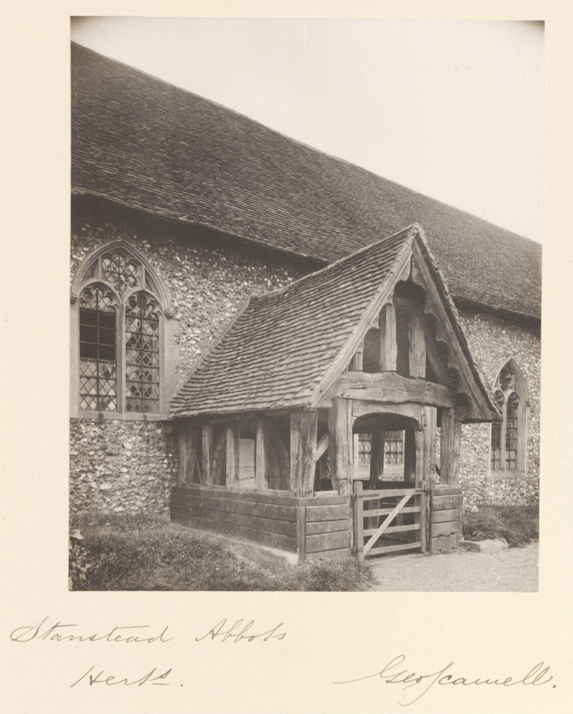 Scamell, George (Mr), National Photographic Record and Survey