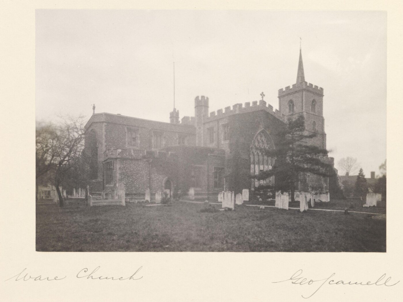 Scamell, George (Mr), National Photographic Record and Survey