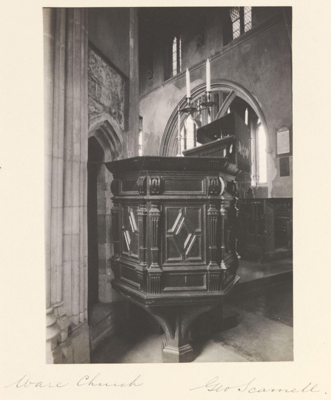 Scamell, George (Mr), National Photographic Record and Survey