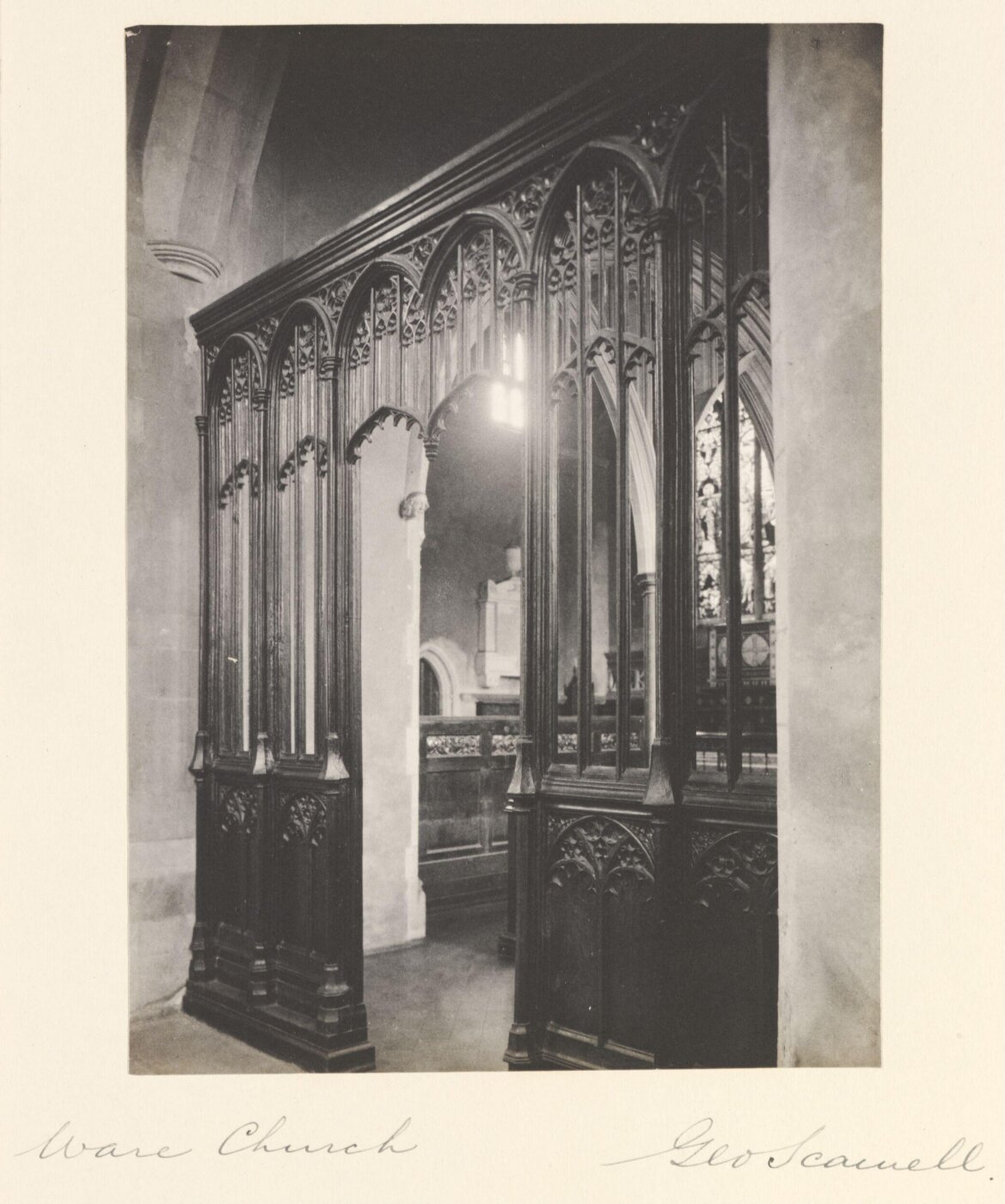 Scamell, George (Mr), National Photographic Record and Survey