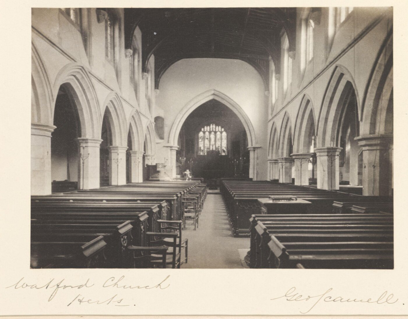 Scamell, George (Mr), National Photographic Record and Survey