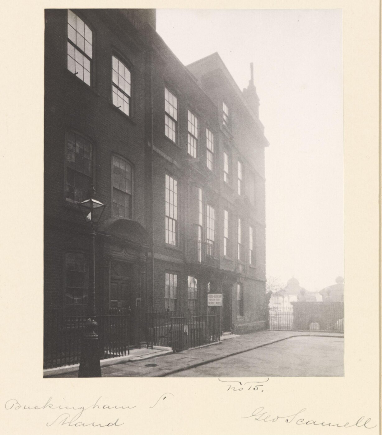 Scamell, George (Mr), National Photographic Record and Survey